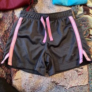 active black and pink shorts